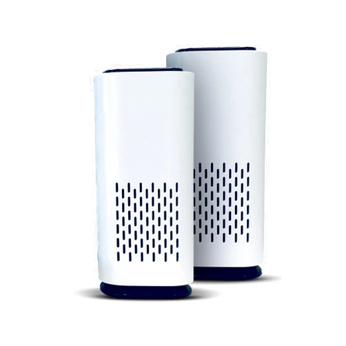 Kiki Pure A1 2021 Mini HEPA USB-C Powered Air Purifier. Ultra Portable (5.2in tall, 6.7 ounces), Ultra Quiet. for Travel, In-Car and Desktop (White) - 2 pcs