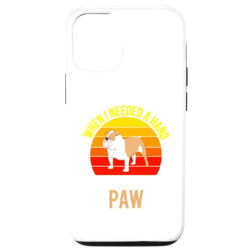 Funny Dog Themed Tees iPhone 13 Pro Funny Cat Lover Tees -When I Needed A Hand I Found Your Paw Case
