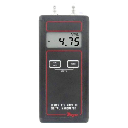 Dwyer 475-0-FM Digital Manometer, 10