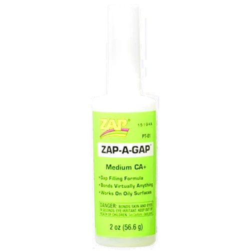 Pacer Technology (Zap) Pack of 4 Pacer Technology (Zap) Zap-A-Gap Adhesives, 2 oz.