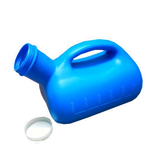 YUMSUM 3000ML Large Male Urinal Portable Mens Potty Pee Bottle Collector Travel Toilet (Blue)