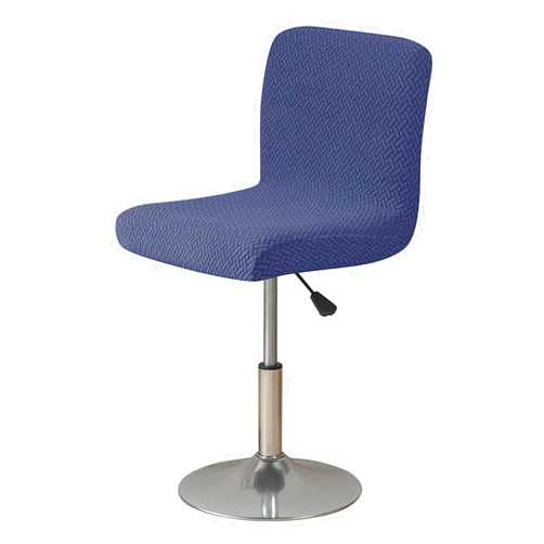 VIKAUL 2 Pack Bar Stools Slipcovers Stretch Counter Stool Cover for Short Swivel Back Pub Chairs Bar Stool Chair Kitchen Removable Barstool Chair Protector,Navy