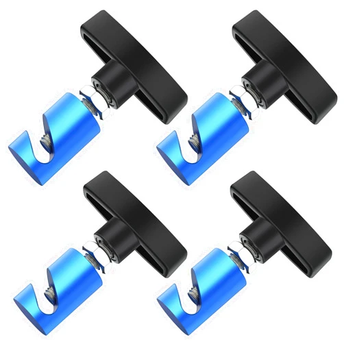 Riakrum Car Hood Prop Struts Clamp Hood Strut Clamp Lift Support Clamp 0.55 Inch Hood Lift Support Clip for Car Rod Retaining Holder Tool (4 Pcs)