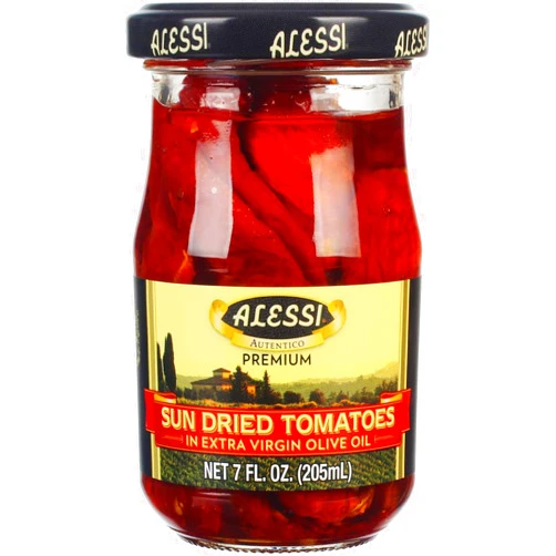 Alessi Sun Dried Tomatoes - 7 Oz Pack - 6 Per Case.