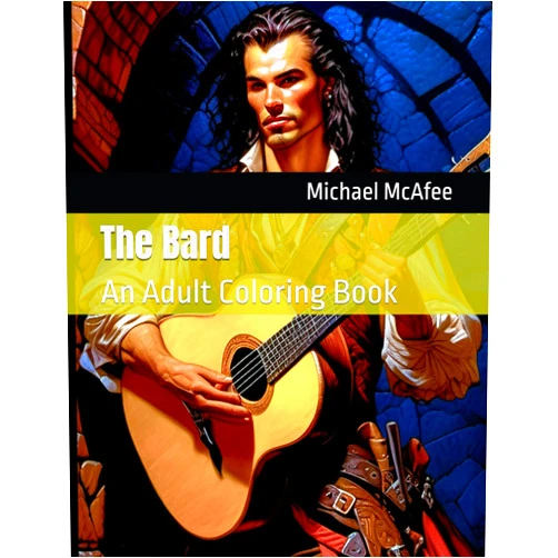 By Michael McAfee (Author) The Bard: An Adult Coloring Book