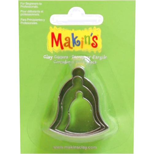 Makin's USA M360-20 Clay Cutters, Bell, 3 Per Package