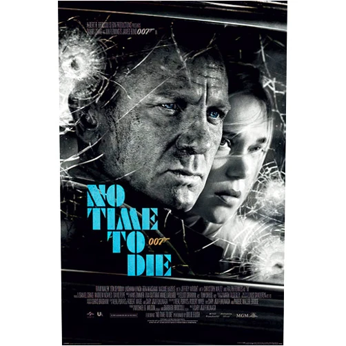 POSTER STOP ONLINE No Time To Die - Movie Poster (Regular Style - James Bond - 007) (Size: 24