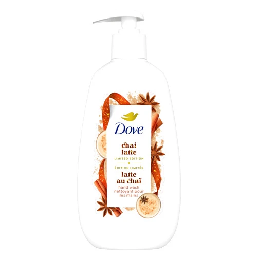 Dove Limited Edition Holiday Treats Liquid Hand Wash for Deep Nourishment Spiced Chai Latte 12 oz