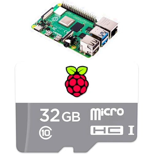 Generic JiboTECH- 32GB Raspberry Pi Preloaded (RASPBIAN/Raspberry Pi OS) SD Card | 5, 400, 4, 3B, 3A, 3B, 2, Zero Compatible with All Pi Models