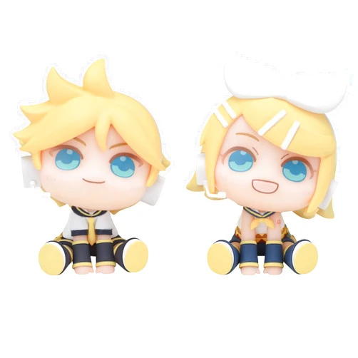 SEGA QyuruMe Hatsune Miku Series Mini Figure Kagamine Rin & Kagamine Len (EX)