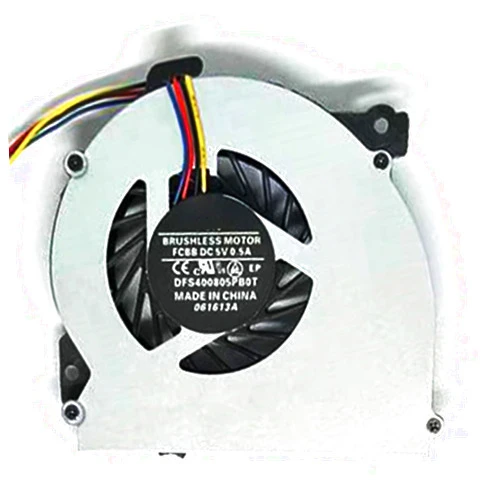 WLQTKST CPU Cooling Fans Suitable for HP EliteBook 2560 2560P 2570 2570P Series Laptop Cooler Fan 5V 0.5A 4 PIN DFS400805PB0T FCBB P/N: 651378-001