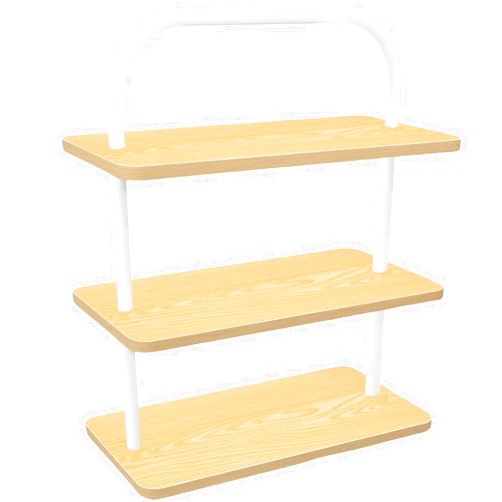 OugeWood Cupcake Stand, 3 Tier Wood Cupcake Stand for 50 Cupcakes Large Dessert Stand Cupcake Display Stand Cupcake Tower for Farmhouse Decor, Party Serving Tray, Vendor Dessert Table Display Set