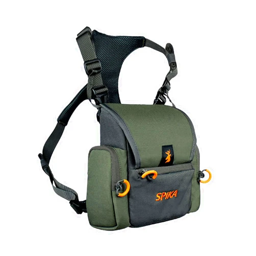 SPIKA Binocular Harness Chest Pack, Bino Case with Rangefinder Waterproof Pouch for Hunting