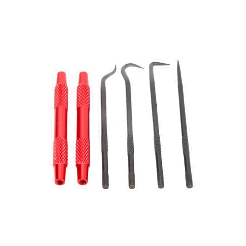 KIMISS 2 Sets Pick and Hook Set O Ring Pick Carbon Steel Easy to Grip Efficient Fast Oil Seal Puller Removal Tool for Cars