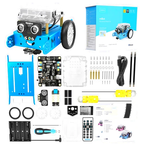 Makeblock mBot Robot Kit, Robotics for Kids Ages 8-12 Learn to Code with Scratch & Arduino, STEM Toys Coding Robot for Kids Boys and Girls Age 8+