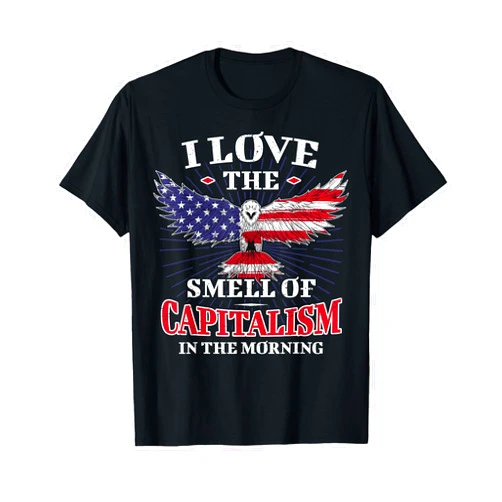 Investor Tees Cool Capitalism Capitalist Stocks Trading Investing I Eagle T-Shirt