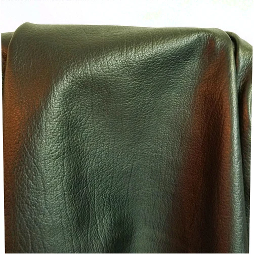 NAT LEATHERS Black Cow Hide Elite Leather Skins 12 inch Square Cutting 2.5 OZ. Upholstery Light Weight Book CHAP NAT Leathers (12