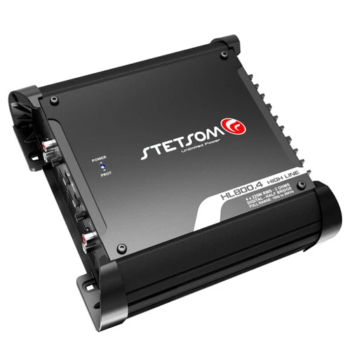 Stetsom HL 800.4 2 Ohms - Multichannel Car Audio Amplifier, Audio Amplifier, Car Amplifier, 800 Watts RMS Amplifier, Full Range Amplifier, Full Range, Car Stereo, Stereo, Car Audio, Crossover
