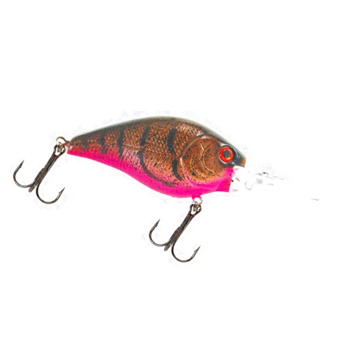 FISH LUCKE Luck E Strike Deep Crankbait Smoothie (3/8 Ounce) 2 Inch Crank Bait Fishing Lure, Made in The USA