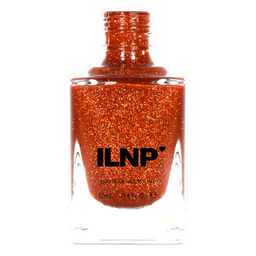 ILNP Cosmetics, Inc. ILNP Hidden Path - Orange Mahogany Holographic Jelly Nail Polish