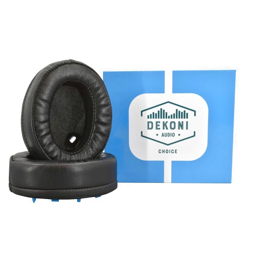 Dekoni Audio Dekoni Replacement for Sony WH-1000Xm4 Wireless Headphone Earpads, Foam Ear Cushions, 1 Pair (Choice Leather, Black) Choice Leather Black