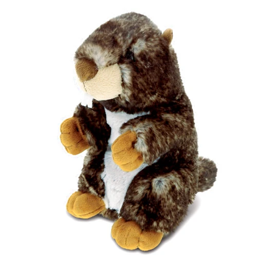 DolliBu Plush Marmot Stuffed Animal - Soft Huggable Brown Marmot, Adorable Playtime Wild Marmot Plush Toy, Cute Wildlife Cuddle Gift for Kids & Adults - 8.5 Inch