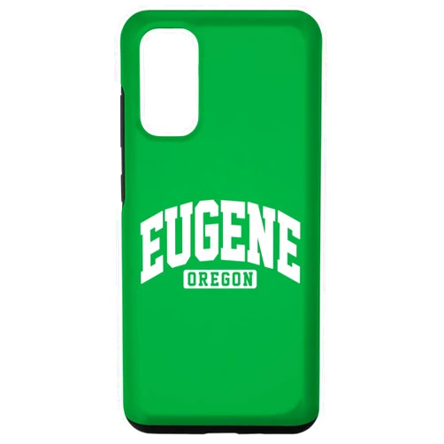 Eugene Oregon City Style Galaxy S20 Eugene Oregon State City Pacific NW Town Green Sports Style Case