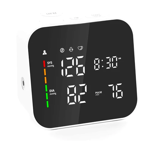 PEAKME Blood Pressure Monitor Upper Arm Cuff 8.7-16.5in Blood Pressure Machine 240 Sets Memory Large LED Backlit Screen BP Monitor with Storage Bag
