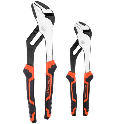 HORUSDY 2-Pliers Groove Joint pliers Set, 8 & 10-Inch Adjustable Water Pump Pliers