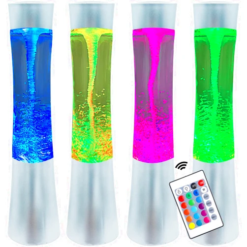 LAMZZP Tornado Lamp,Magma Lamps,Tornado Lamps for Kids and Adults,12-inch Automatic Color Changing Table lamp Night Light,Hurricane Light for Bedroom Office Home Decor