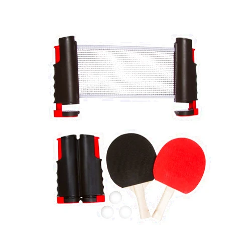 Trademark Innovations Anywhere Table Tennis Set with Paddles and Balls