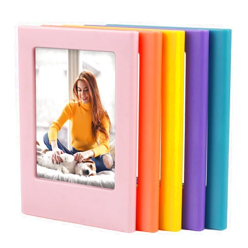 OBENAO gataiphans k Mini Photos Frame for Polaroid, Table Magnetic Picture Frames for Insta Mini Film, Fridge Magnetic Photo Frame, Picture Holders for Polaroid 3.3 x 2.1 inch