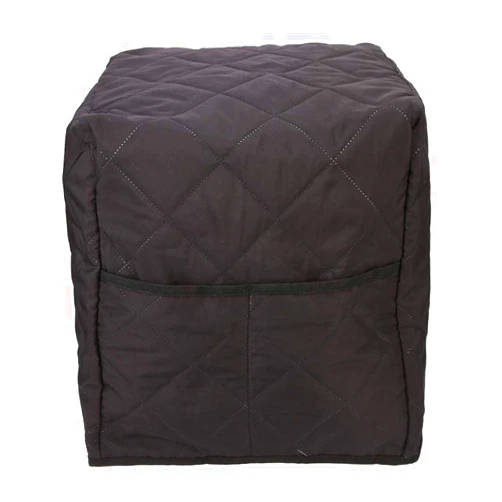 Tinje Coffee Machine dust Cover Double Face Cotton Quilted Cover Compatible with Coffee Systems Washable Cotton Quilted Stand Mixer Coffee Maker Appliance Cover Kitchen tool Black