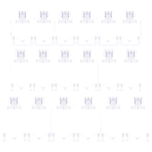 Outus 18 Pcs Travel Pouches for Toiletries Portable Travel Size Refillable Stand up Pouch Travel Fluid Makeup Packing Bag for Shampoo Conditioner Lotion Soap Liquids(30 ml, 50 ml, 100 ml)