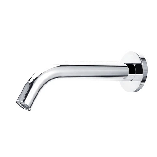 SYH&AQYE Automatic Sensor Faucet, Polished Chrome Basin Faucet, Wall Mount Bathroom Tub Mixer Tap, Stainless Steel Infrared Induction Sensor Faucet for Hot and Cold Basin