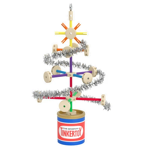 Hallmark Keepsake Christmas Ornament 2019 Year Dated Tinkertoy Tree,