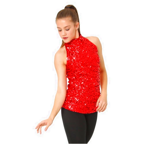 Alexandra Collection Womens Sequin Sparkle Tank Tunic Dress Just for Kix