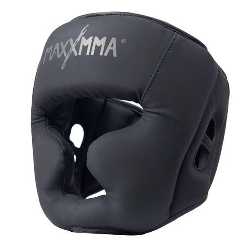 MaxxMMA Boxing Headgear, Adjustable Full Coverage Protection Headguard with Headband
