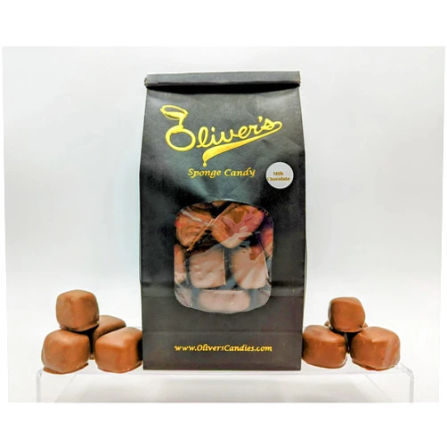 Oliver's Candies Oliver's Sponge Candy - Milk Chocolate, 1 pound