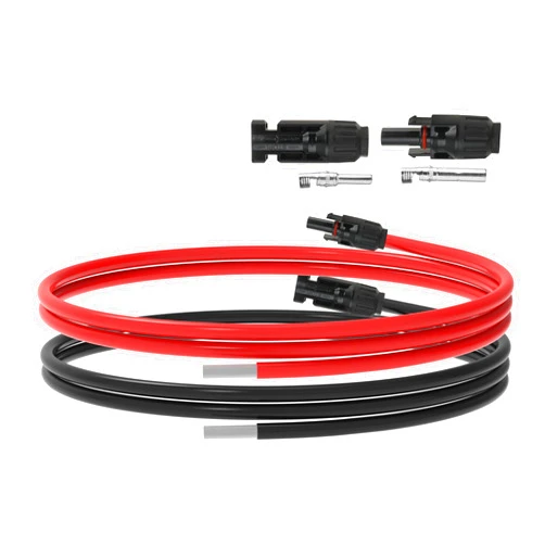 Gopayia 5FT 10 AWG Solar Extension Cable 10AWG PV Connector Extension Cord with Connectors for RV Camper Solar Panel