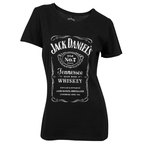 Changes Jack Daniels Label Logo Womens T-Shirt
