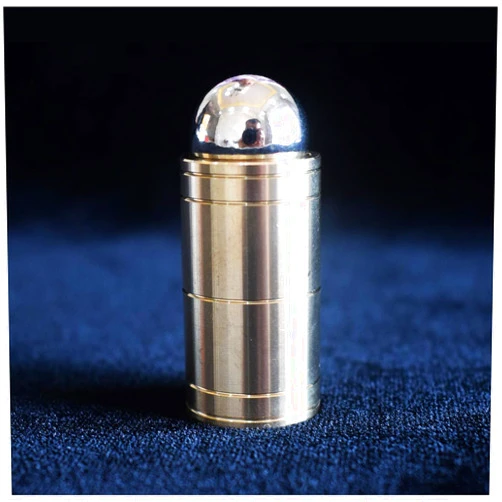 Fogilas Ball & Tube Mystery Gimmick Magic Tricks Steel Ball Up and Down in Tube Charming Magic Close Up Illusions Props Great Easy to Learn Magic Tricks
