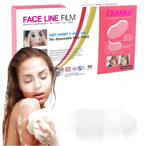 EBANKU 100 PCS Microblading Shower Visor, Upgrade Eyebrow Shower Shields Protector, Shower Goggles Face Cover Bath Visor for Adults Hair Salon Supplies and Eyes Surgery Aftercare