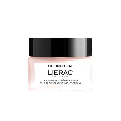 Lierac|Lift Integral Firming Night Cream with Hyaluronic Acid - Face Moisturizer for Women, Reduces Appearance of Wrinkles, Creme de Nuit with Natural Ingredients, Hydrating Night Cream|50 ml