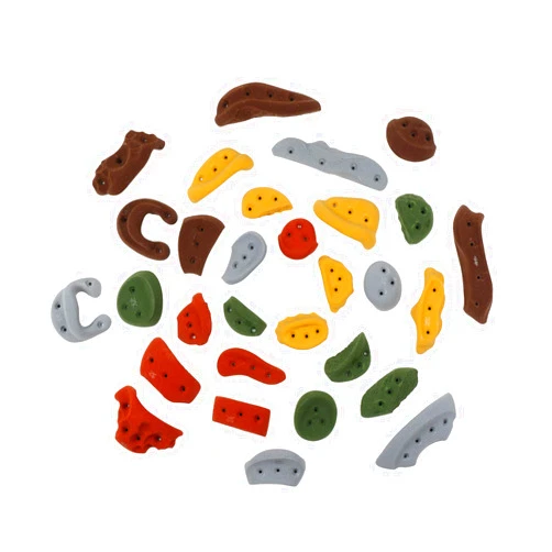 Atomik Climbing Holds Atomik Rock Climbing Holds Set of 30 Screw On Pack in Assorted Earth Tones