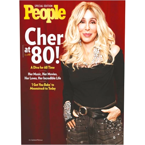 The Editors of PEOPLE PEOPLE Cher at 80