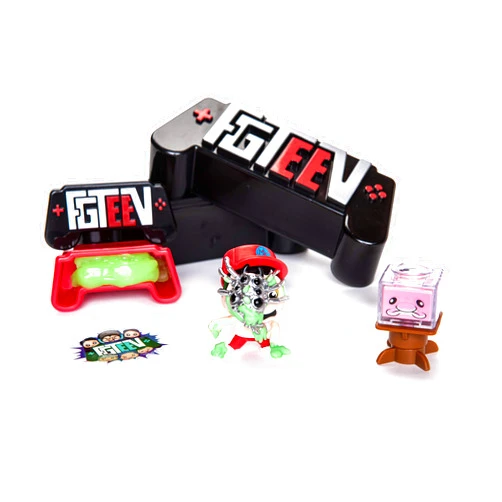 FGTeeV Controller Combo Pack, Mystery Toy, Collectible Mystery Figure, Micro STAX Figure, Putty, Vinyl Stickers, Unboxing, Kids Toy, Ages 3 Years and Up