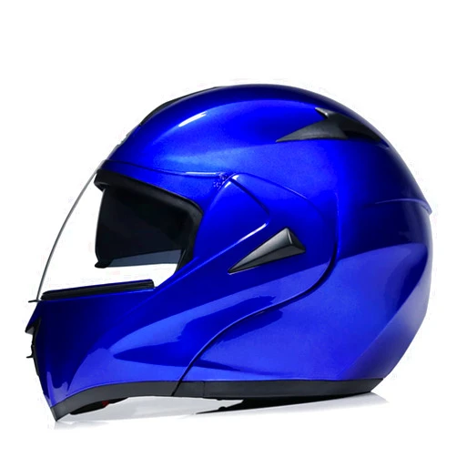 GAOZ Full Face Modular with Dual Visor Motorcycle Helmet,Integrated Helmet Motorbike Front Flip Up Keep Warm Helmet,DOT Approved Adults Moped Street Scooter Moped Racing Helmet for Men Women