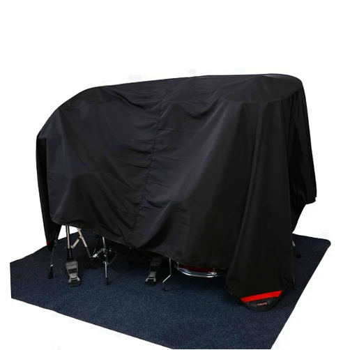 MoonEmbassy Drum Set Dust Cover Water-Resistant Nylon Cover With Sewn-in Weighted Corners, 80 x 108 Inch