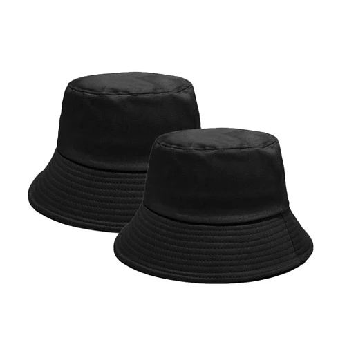 PFFY 2 Packs Bucket Hat for Women Men Cotton Hats Sun Beach Fishing Cap